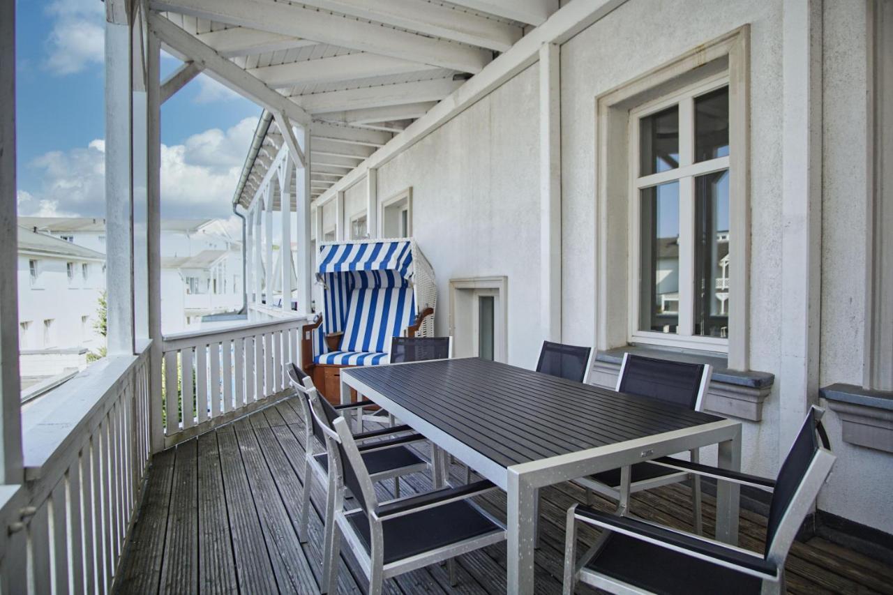 Balkon, Gratis Nutzung Vom Ahoi Erlebnisbad Und Sauna In Sellin - Residenz Strandeck Fewo01 เกอเรน ภายนอก รูปภาพ